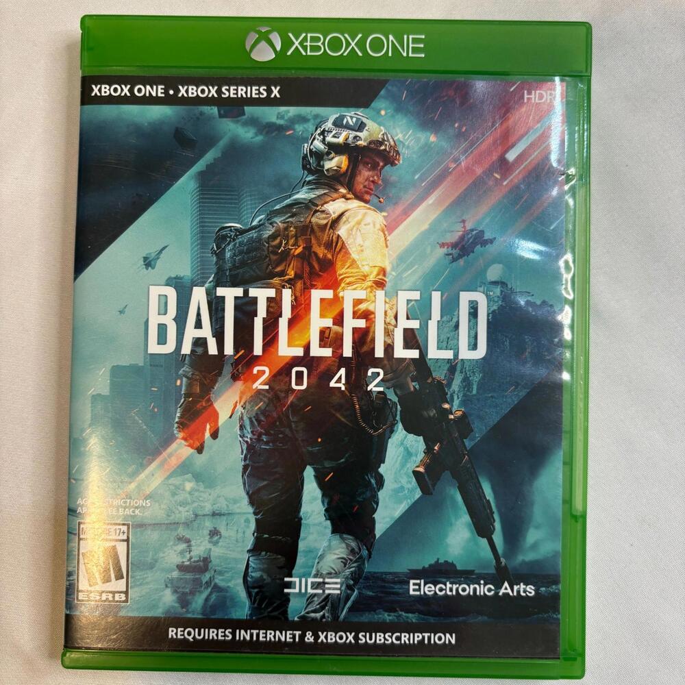 Battlefield 2042 (Microsoft Xbox One, 2021) Series X Compatible – Comp w/ Case